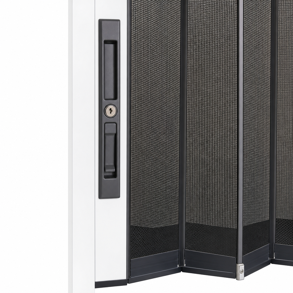 OnbreekHor detail handvat en vouwbare panelen